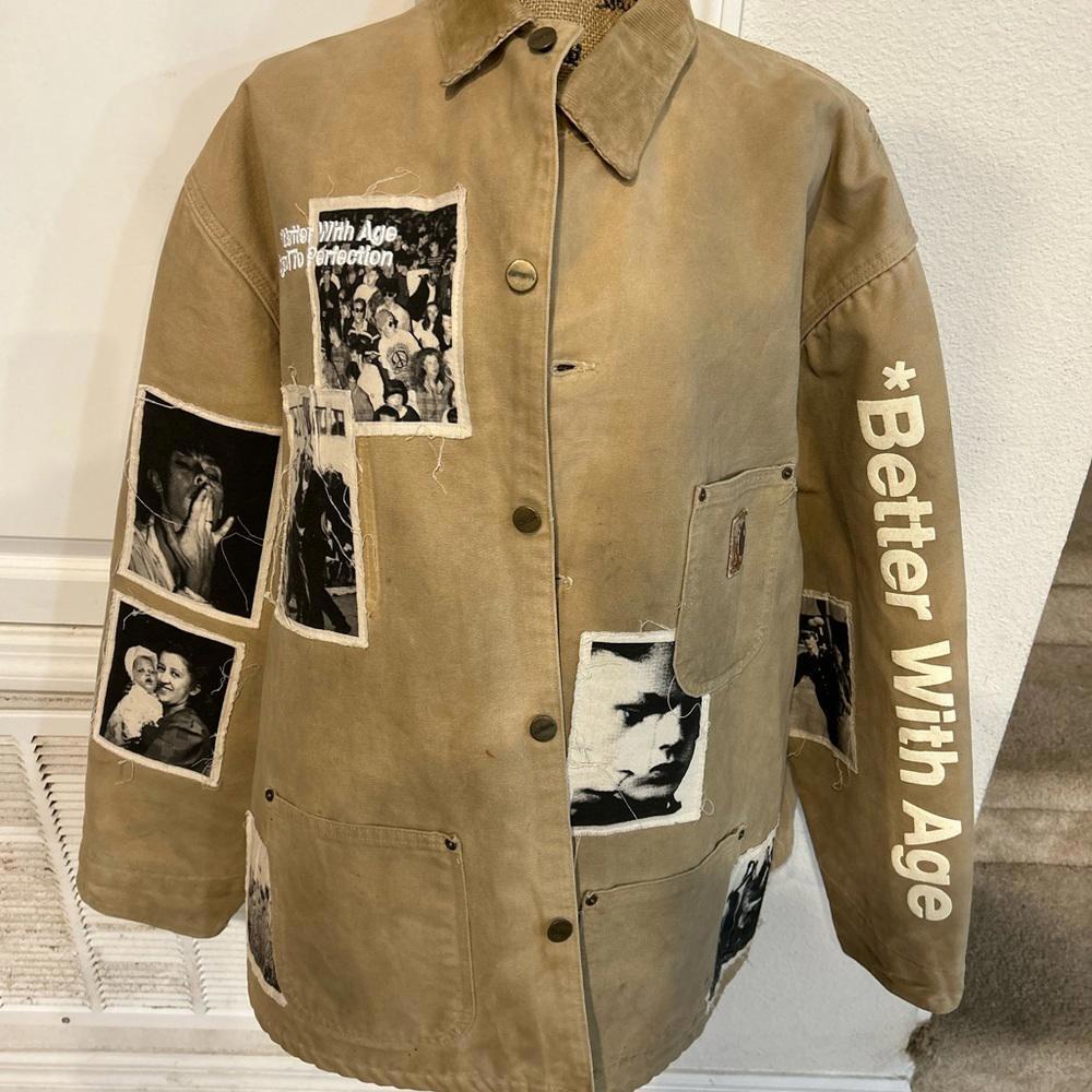 BETTER WITH AGE SIMON REBUILT CARHARTT JACKET MULTI Jacket Multi Men’s XXL - Picture 1 of 7